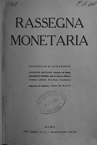 Rassegna monetaria