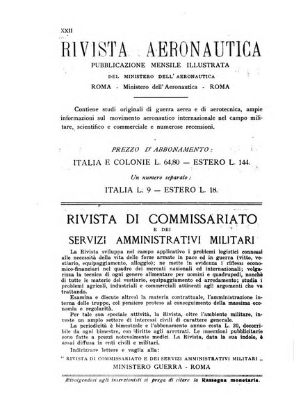 Rassegna monetaria