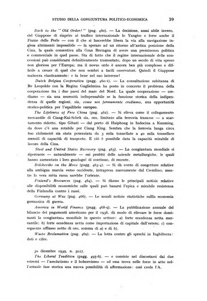 Rassegna monetaria