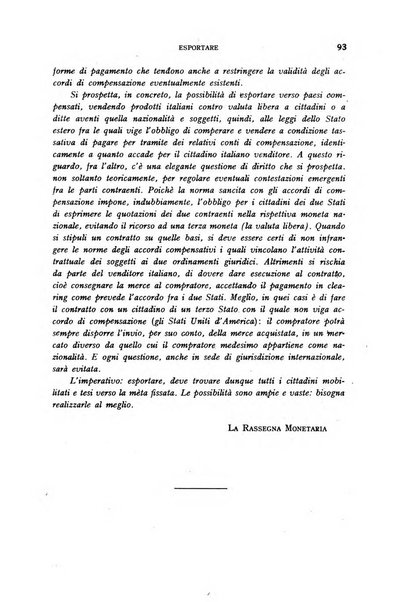 Rassegna monetaria