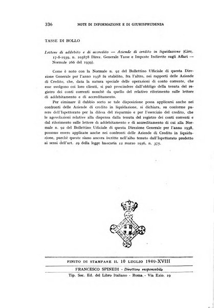 Rassegna monetaria