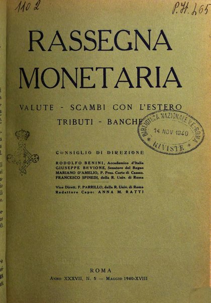 Rassegna monetaria