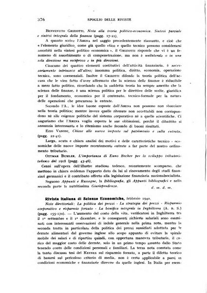 Rassegna monetaria