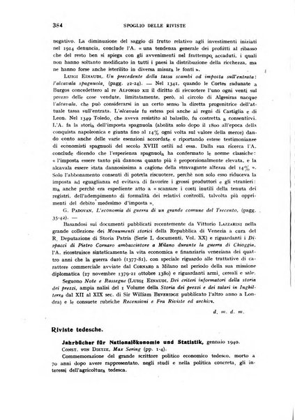 Rassegna monetaria