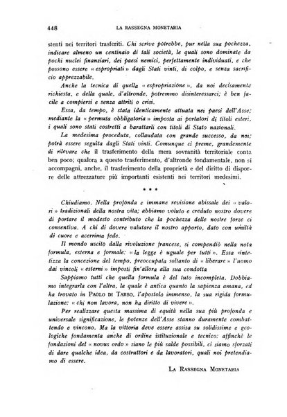 Rassegna monetaria