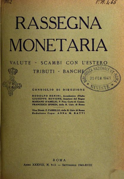 Rassegna monetaria