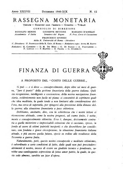 Rassegna monetaria