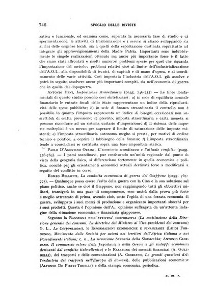 Rassegna monetaria