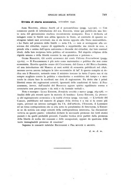 Rassegna monetaria