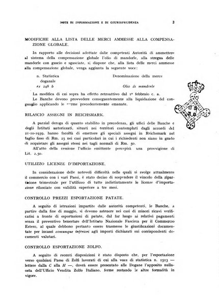 Rassegna monetaria