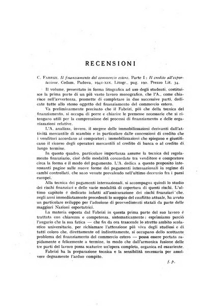 Rassegna monetaria