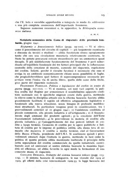 Rassegna monetaria