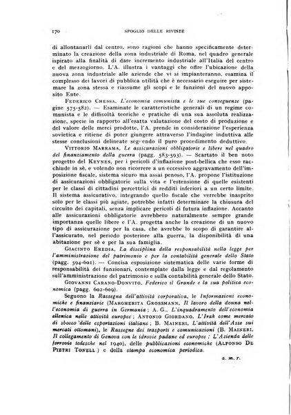 Rassegna monetaria