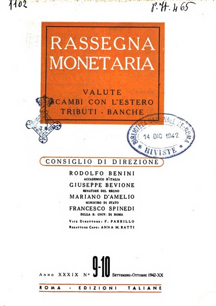 Rassegna monetaria