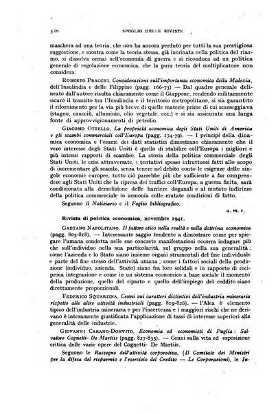 Rassegna monetaria