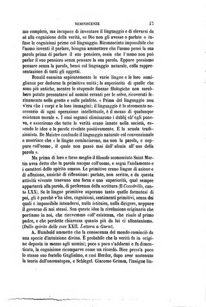 La rassegna nazionale