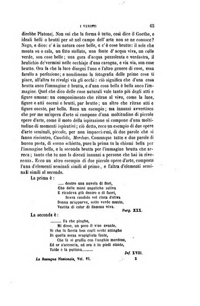 La rassegna nazionale