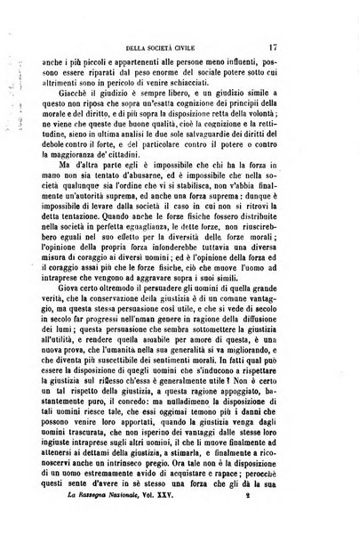 La rassegna nazionale