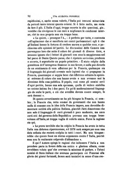 La rassegna nazionale