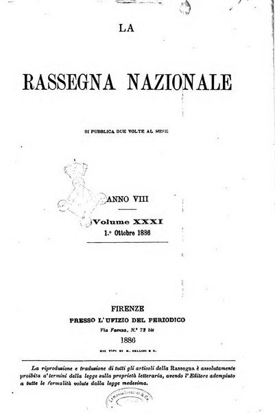 La rassegna nazionale