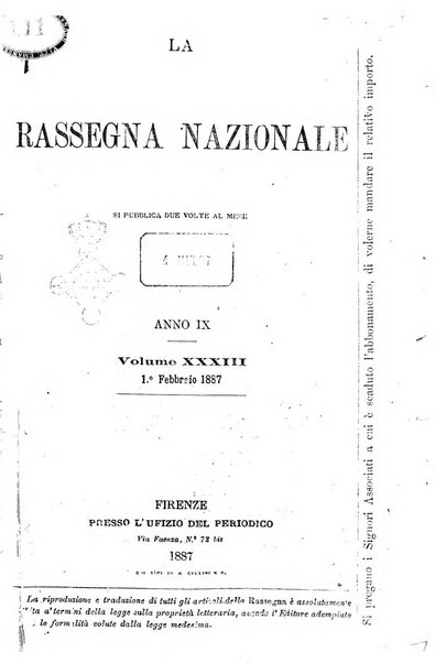 La rassegna nazionale