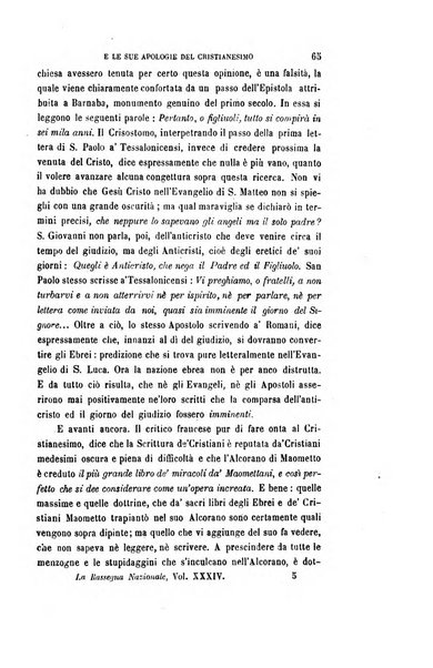 La rassegna nazionale