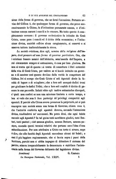 La rassegna nazionale