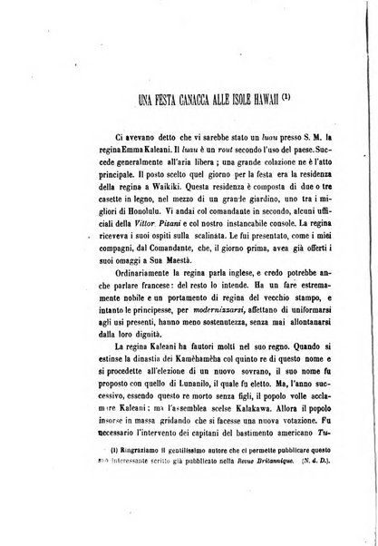 La rassegna nazionale