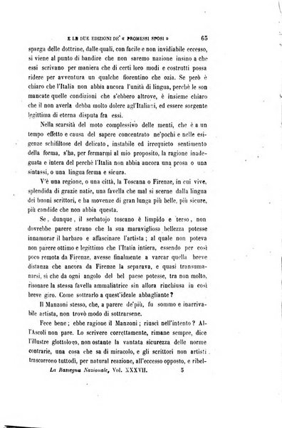 La rassegna nazionale