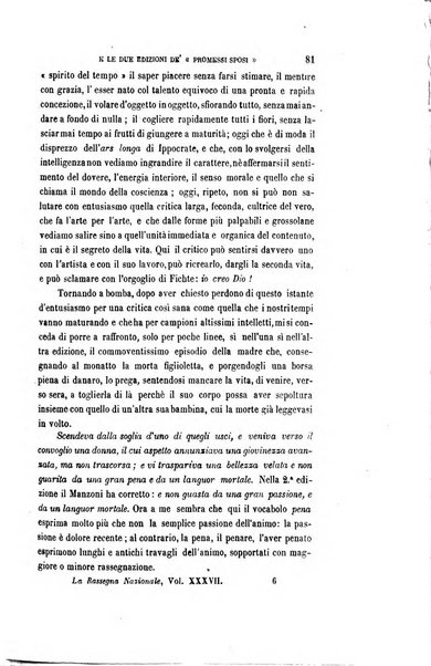 La rassegna nazionale