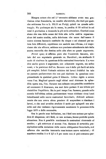 La rassegna nazionale