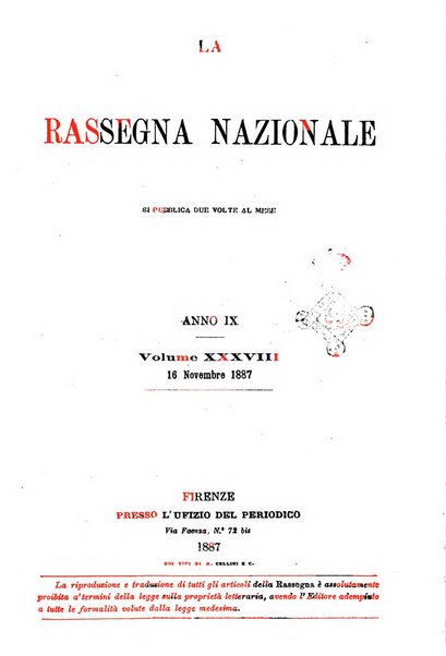 La rassegna nazionale