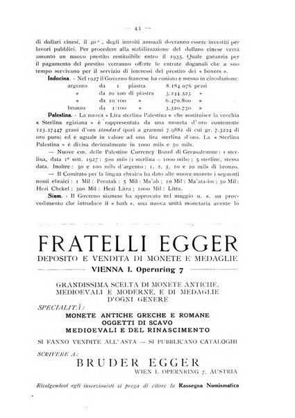 Rassegna numismatica