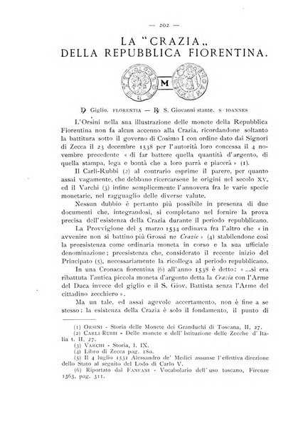 Rassegna numismatica