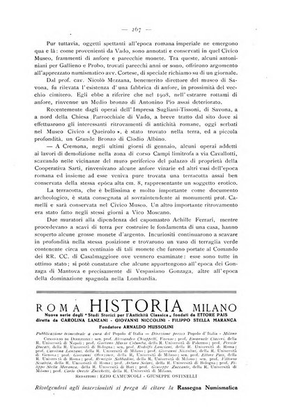 Rassegna numismatica