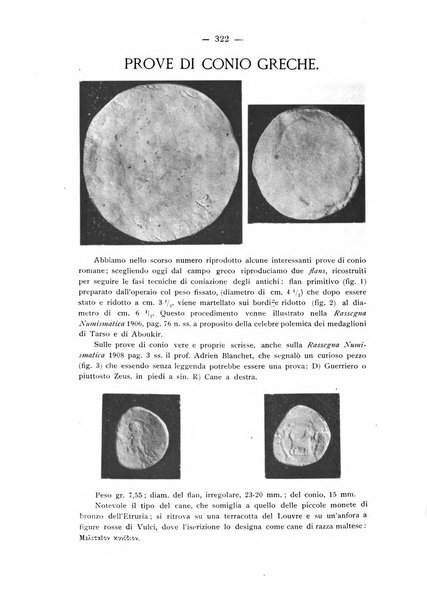 Rassegna numismatica