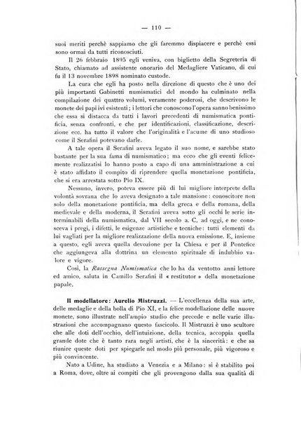 Rassegna numismatica, finanziaria e tecnico-monetaria