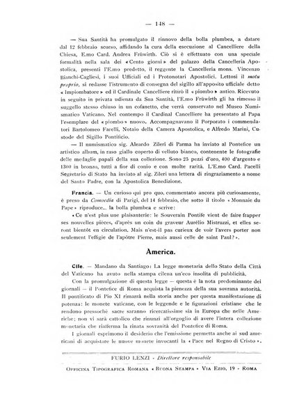 Rassegna numismatica, finanziaria e tecnico-monetaria