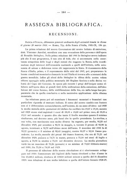 Rassegna numismatica, finanziaria e tecnico-monetaria