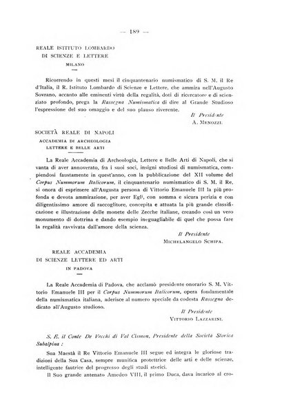 Rassegna numismatica, finanziaria e tecnico-monetaria