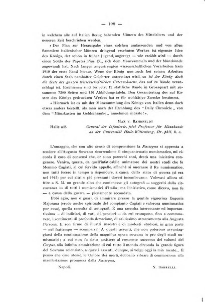 Rassegna numismatica, finanziaria e tecnico-monetaria