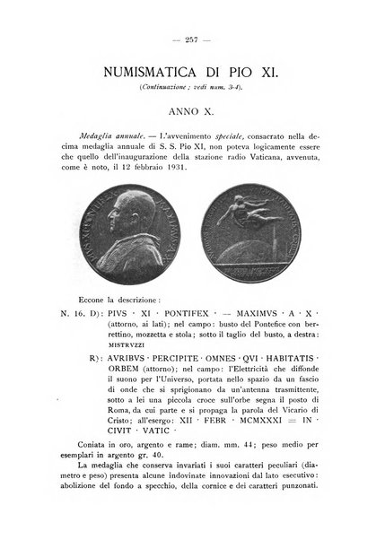 Rassegna numismatica, finanziaria e tecnico-monetaria