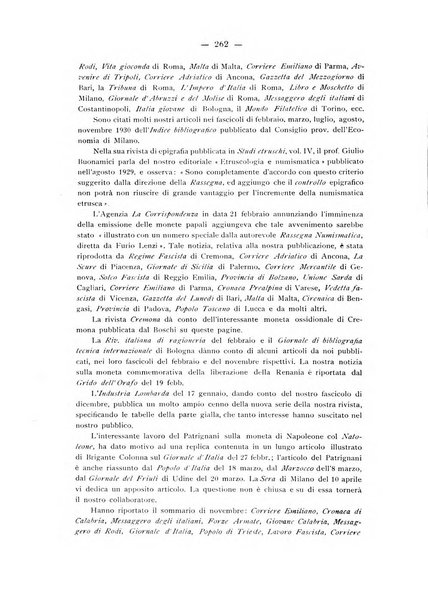 Rassegna numismatica, finanziaria e tecnico-monetaria