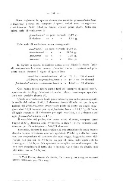 Rassegna numismatica, finanziaria e tecnico-monetaria