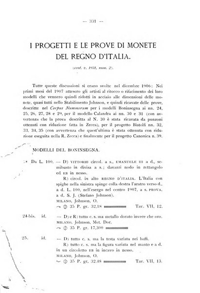 Rassegna numismatica, finanziaria e tecnico-monetaria