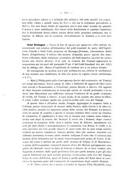 Rassegna numismatica, finanziaria e tecnico-monetaria