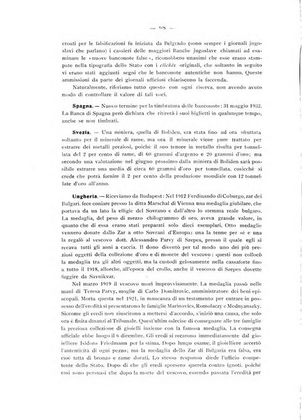 Rassegna numismatica, finanziaria e tecnico-monetaria