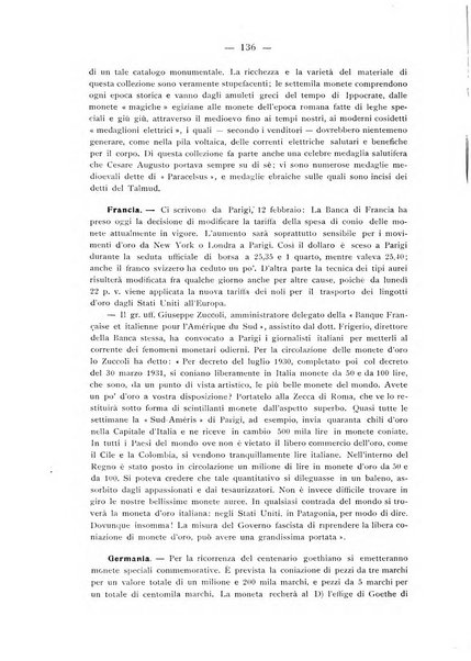 Rassegna numismatica, finanziaria e tecnico-monetaria