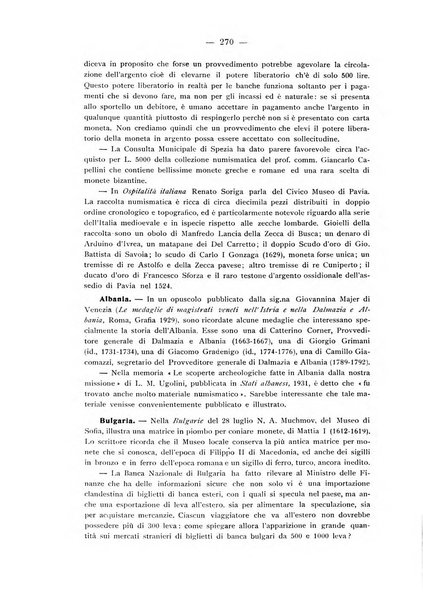 Rassegna numismatica, finanziaria e tecnico-monetaria