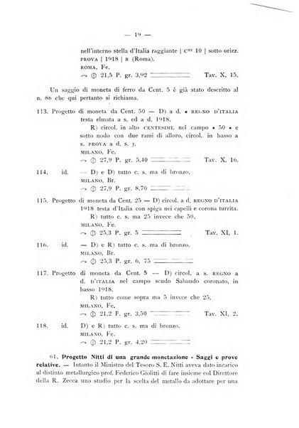 Rassegna numismatica, finanziaria e tecnico-monetaria